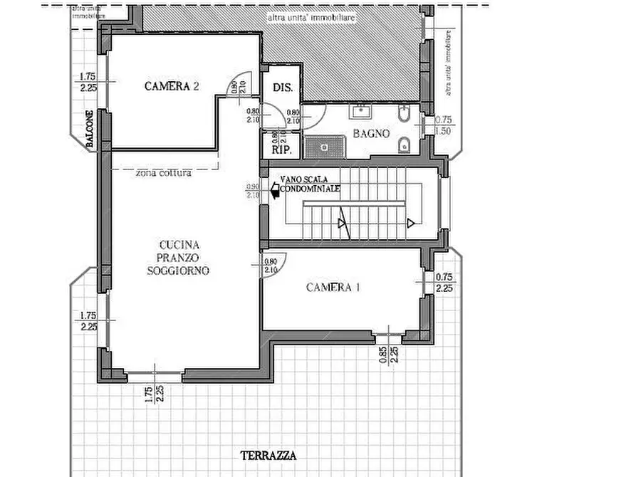 Immagine 17 di Trilocale in vendita  a Rovato