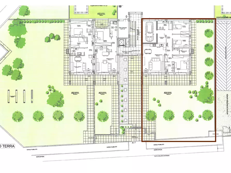 Immagine 6 di Quadrilocale in vendita  in Via Ferrara a Cesena