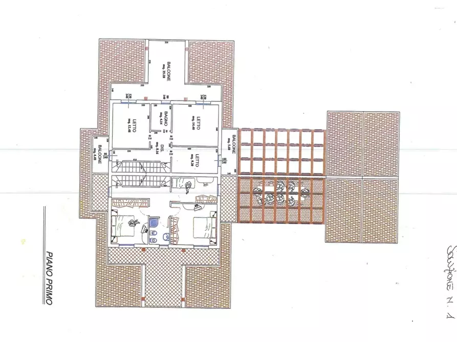 Immagine 24 di Porzione di casa in vendita  in via Confine di San Giorgio 510 a Cesena