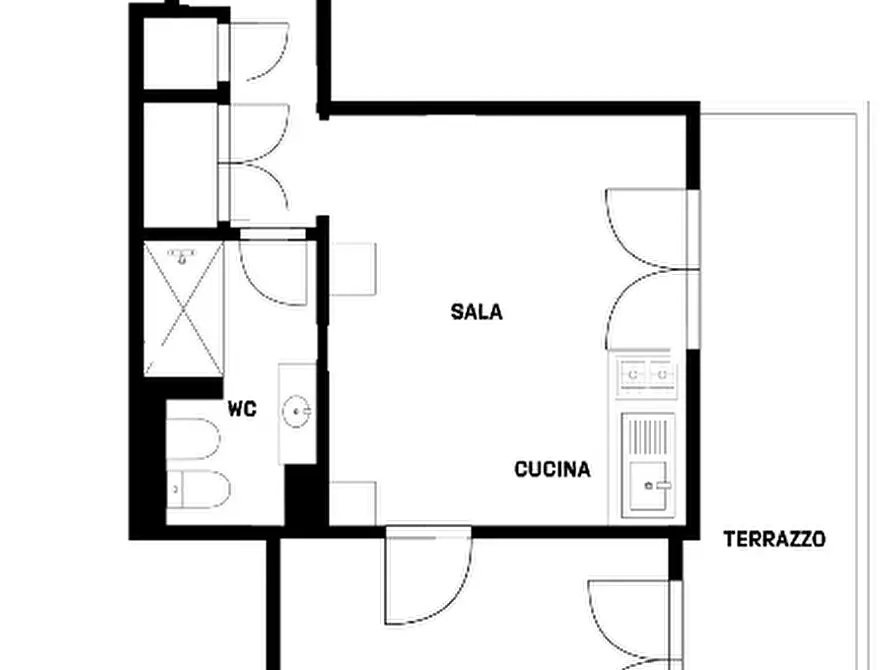 Immagine 31 di Bilocale in vendita  in Via della Resistenza 4 a San Bartolomeo Al Mare