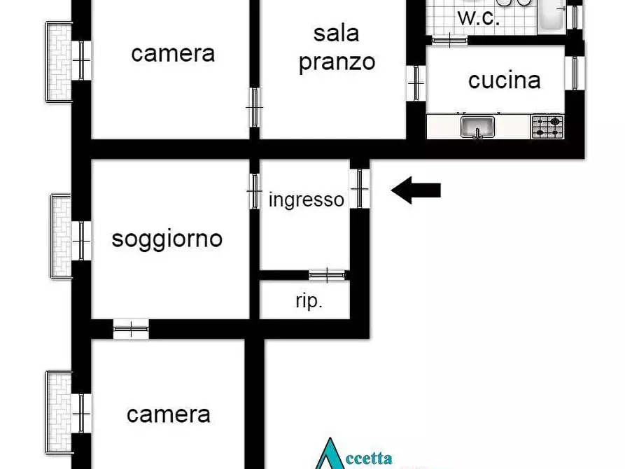 Immagine 26 di Quadrilocale in vendita  in Via Anfiteatro 130 a Taranto