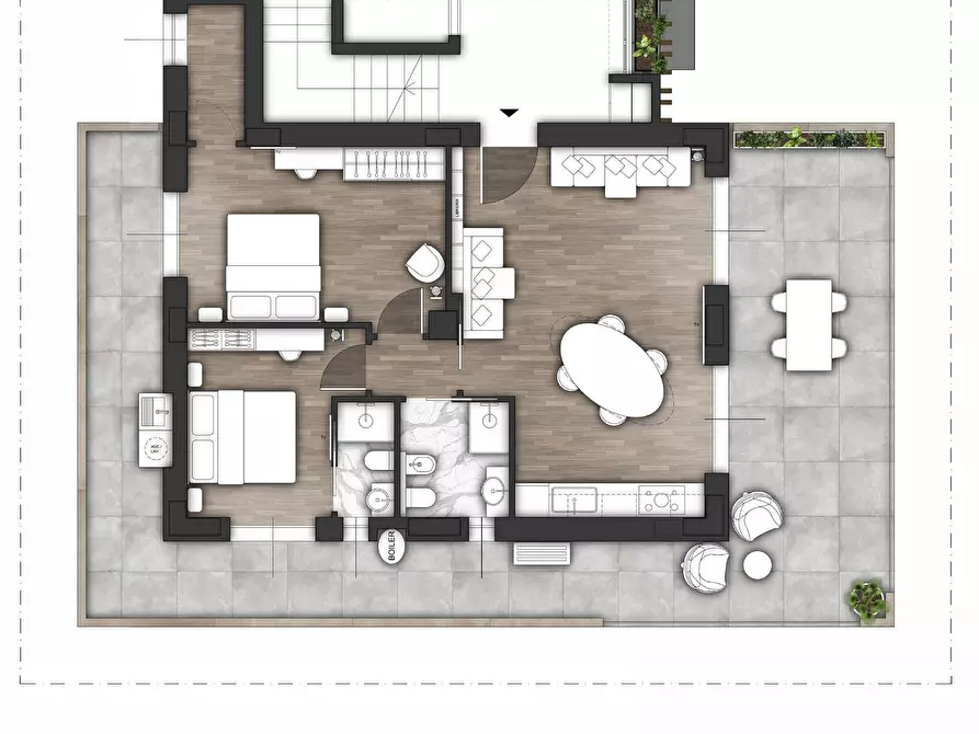 Immagine 4 di Trilocale in vendita  a San Benedetto Del Tronto