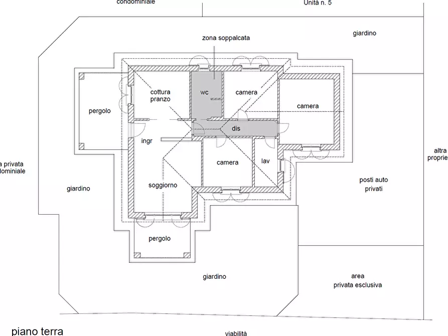 Immagine 5 di Villa in vendita  in Via Europa 13 a Ortonovo