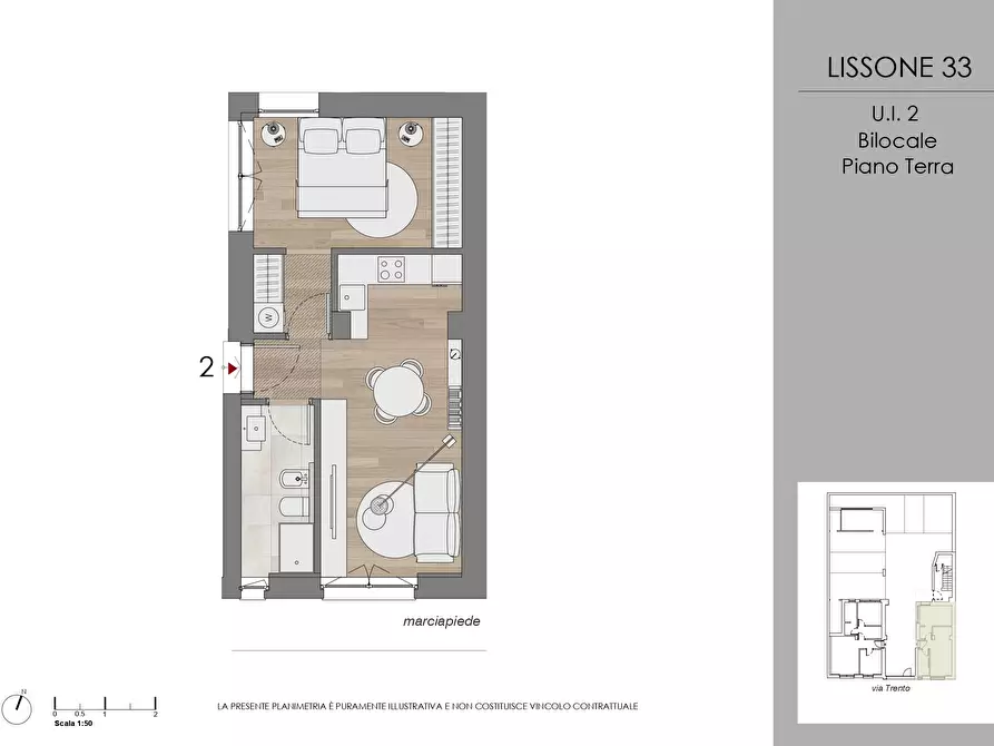 Immagine 21 di Bilocale in vendita  in Via Trento 33 a Lissone