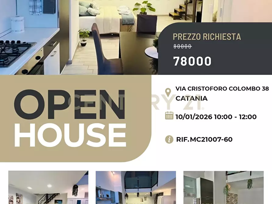 Immagine 1 di Loft/Open space in vendita  in Via Cristoforo Colombo 38 a Catania