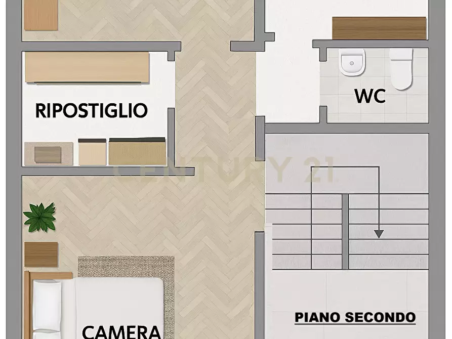 Immagine 17 di Pentalocale in vendita  in Via Val di Piatta 10 a Abbadia San Salvatore