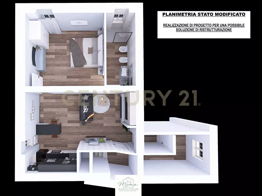 Immagine 34 di Trilocale in vendita  in Piazza Porta Conti 7 a Civitella Paganico