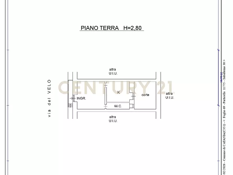 Immagine 36 di Appartamento in vendita  in via del velo 62 62 a Catania