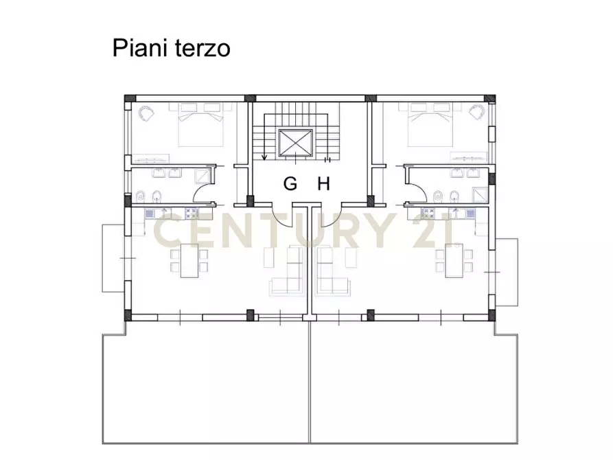 Immagine 9 di Trilocale in vendita  in Via Cavallaro 100 a Catania