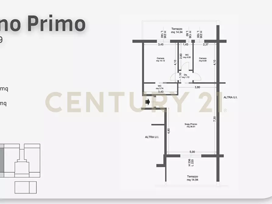 Immagine 9 di Trilocale in vendita  in Via Bolivia 18 a Grosseto
