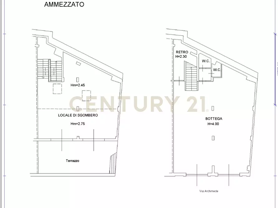 Immagine 25 di Locale commerciale in vendita  in Via Archimede 149 a Catania