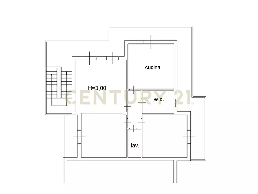 Immagine 41 di Porzione di casa in vendita  in Via Gaetano Donizetti 15 a Mascalucia