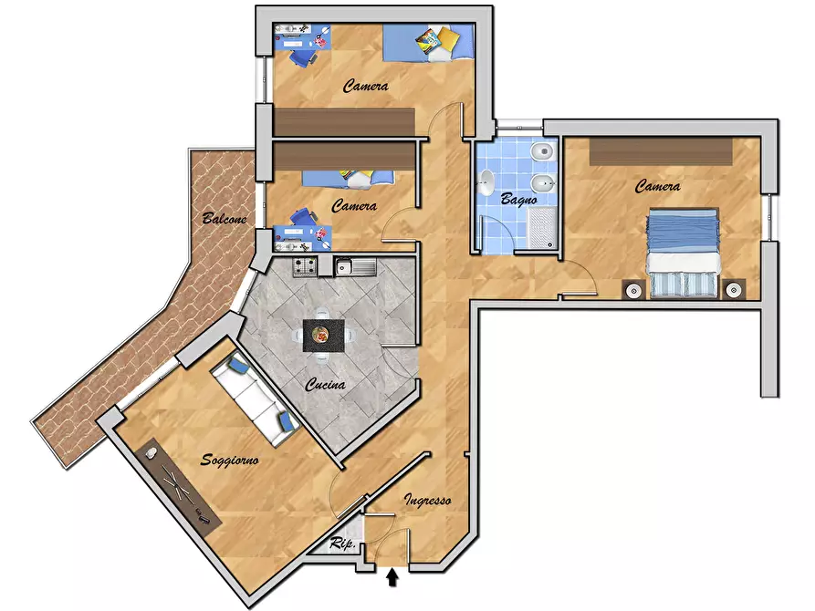 Immagine 43 di Quadrilocale in vendita  in Via Luigi Galvani 24 a Genova