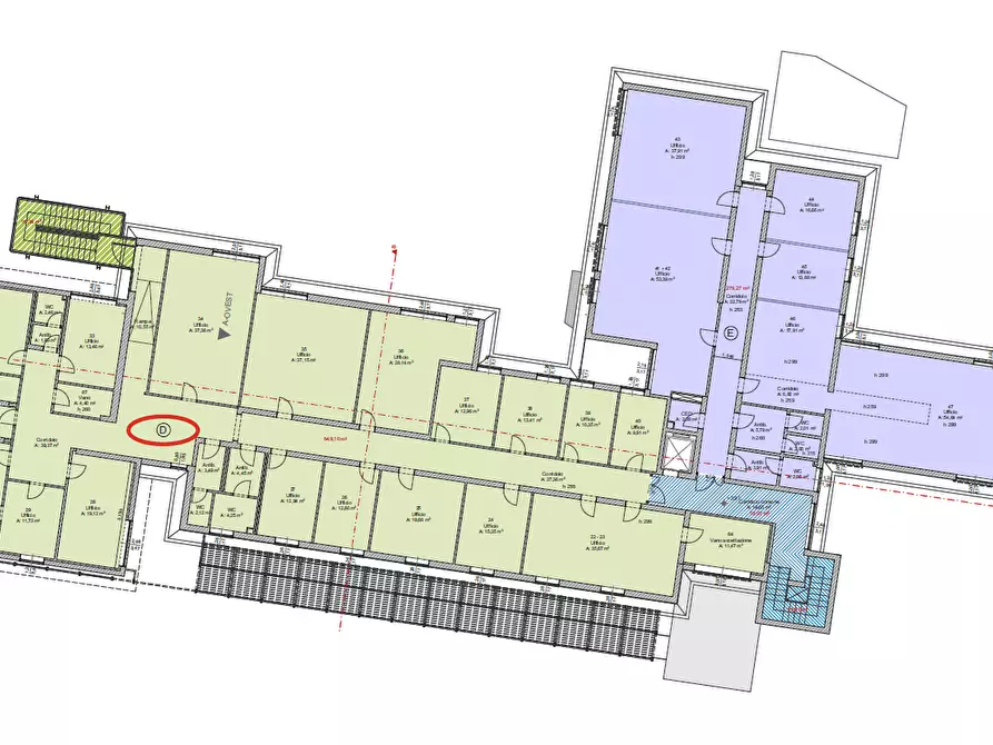 Immagine 16 di Ufficio in affitto  in via Ferdinando Bernini 32 a Parma