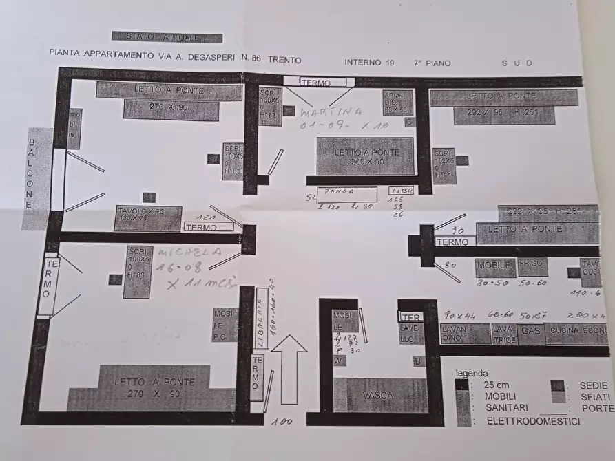 Immagine 10 di Stanza singola in affitto  a Trento