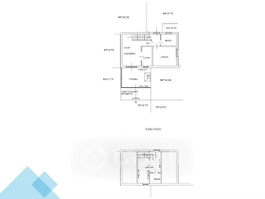 Immagine 13 di Porzione di casa in vendita  in Via delle Rose a Numana
