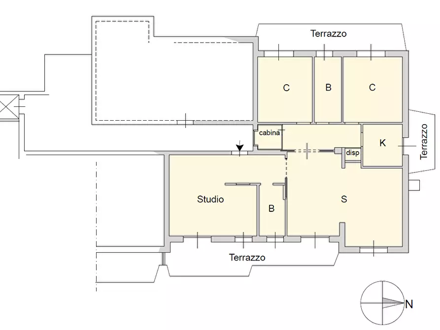 Immagine 24 di Pentalocale in vendita  in Via Borea 63 a San Remo