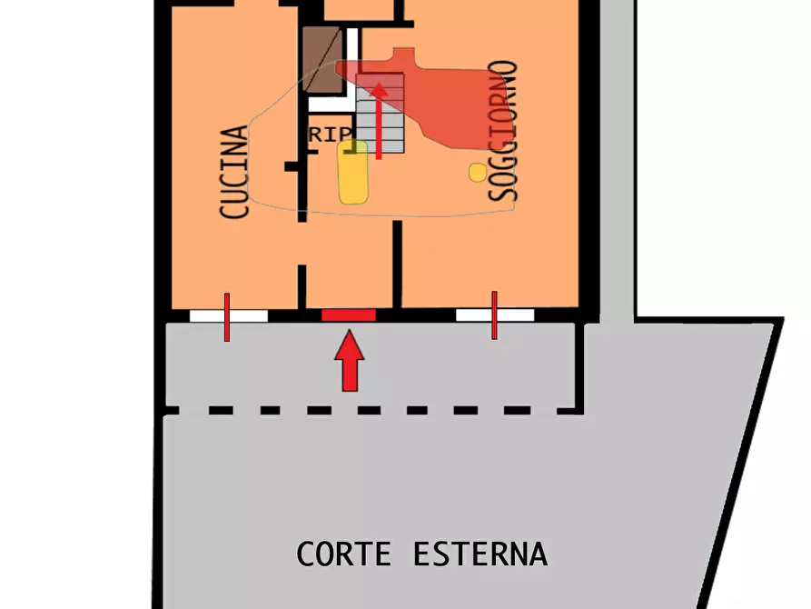 Immagine 41 di Porzione di casa in vendita  in ZONA SOLARO a San Remo
