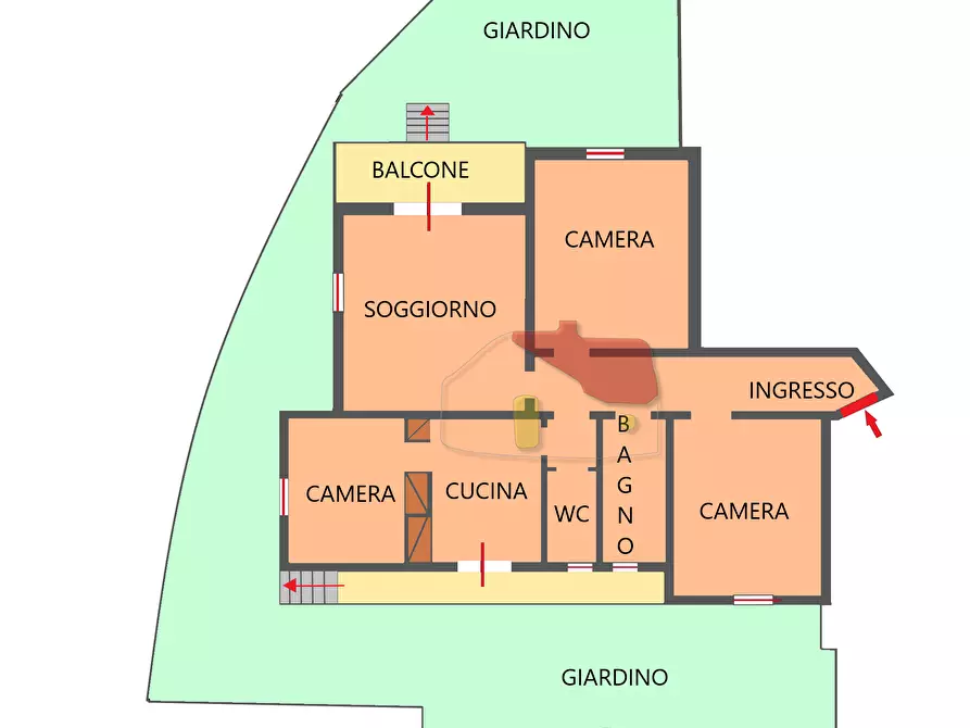 Immagine 34 di Quadrilocale in vendita  in VIA LUIGI NUVOLONI a San Remo