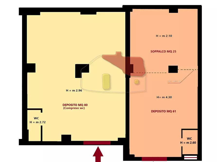 Immagine 1 di Magazzino in vendita  in VIA PIETRO AGOSTI SNC a San Remo