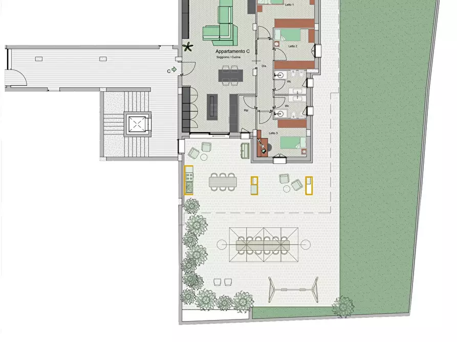 Immagine 24 di Quadrilocale in vendita  in Via Giammatteo 39 a Lecce