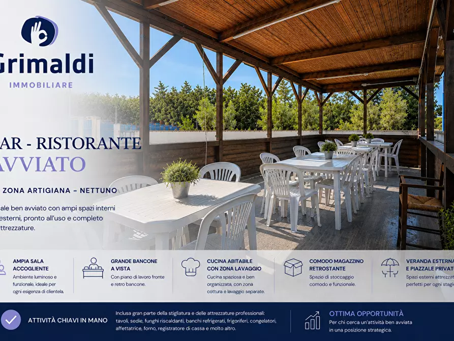 Immagine 1 di Bar / Ristorante in vendita  in Via Caprioli 2 a Nettuno
