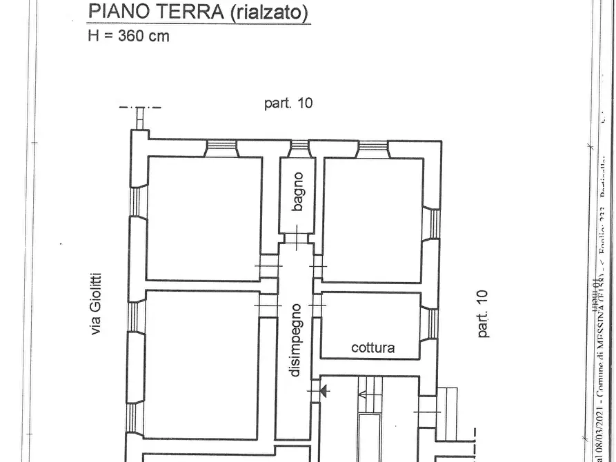 Immagine 10 di Trilocale in vendita  in Viale San Martino 315 a Messina
