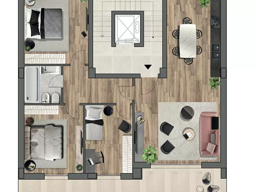 Immagine 35 di Quadrilocale in vendita  in Via Benedetto Croce 5656 a Lecce