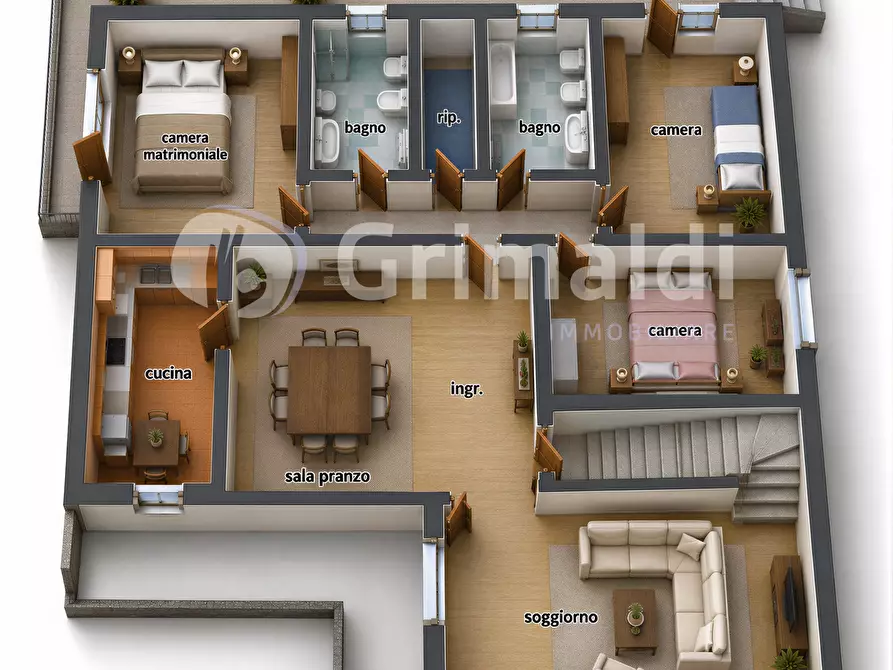 Immagine 25 di Casa indipendente in vendita  in Piazzale Felice Dardano 24a a Villata
