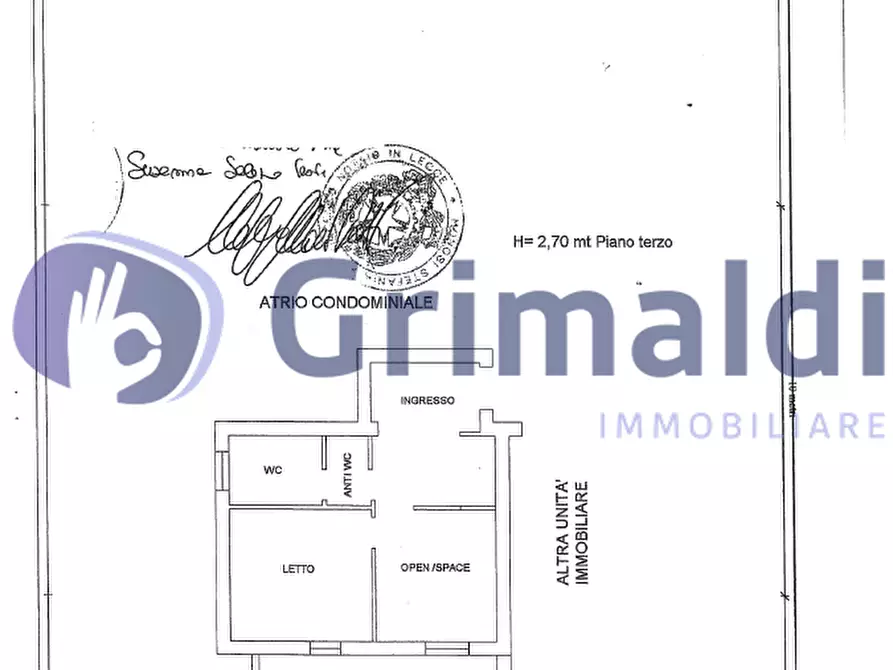 Immagine 22 di Bilocale in vendita  in Via Edoardo de Candia 39 a Lecce