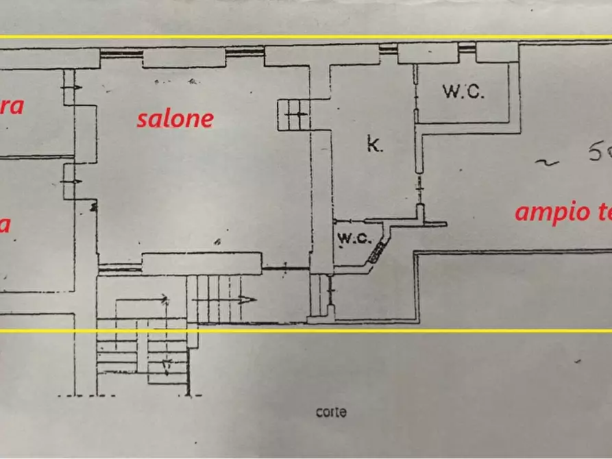 Immagine 2 di Trilocale in vendita  a Giugliano In Campania