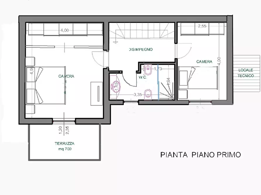 Immagine 10 di Casa trifamiliare in vendita  in Via Canale a Castelnuovo Magra