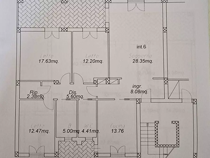 Immagine 14 di Quadrilocale in vendita  in Via Monsignor Salvatore Gozzo 5 a Siracusa