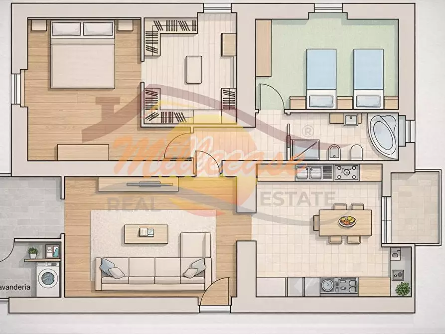 Immagine 14 di Quadrilocale in vendita  in VIA LAZIO a Siracusa