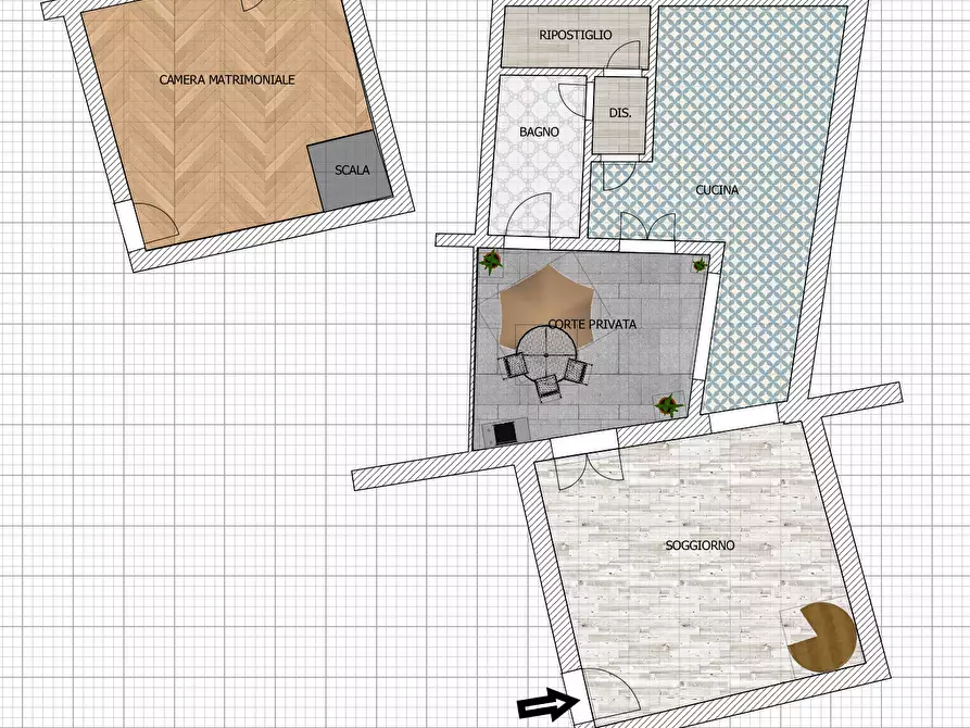 Immagine 2 di Porzione di casa in vendita  in Via Umberto Biancamano 141 a La Spezia