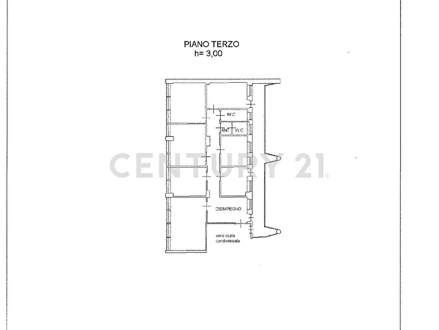 Immagine 60 di Pentalocale in vendita  in Corso Sicilia 64 a Catania