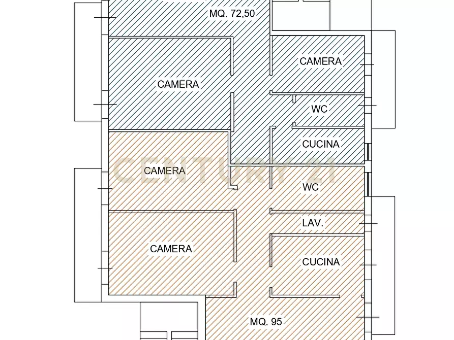 Immagine 19 di Trilocale in vendita  in Via Acquedotto Greco 181 a Catania
