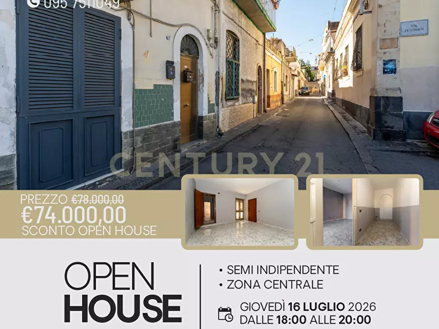 Immagine 1 di Porzione di casa in vendita  in Via Stagno 67 a Catania