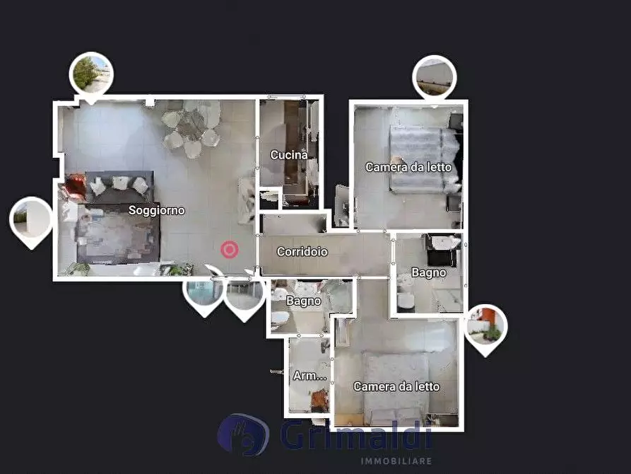 Immagine 20 di Trilocale in vendita  in Via Potenza 19/F a Lecce