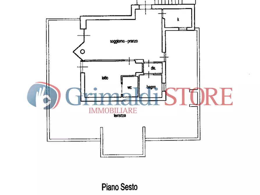 Immagine 15 di Attico in affitto  in Via Alfonso Lamarmora 2 a Lecce