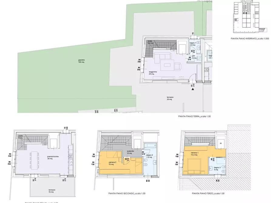 Immagine 2 di Quadrilocale in vendita  in Via Leonardo da Vinci a Erba