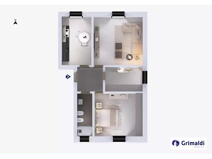 Immagine 9 di Trilocale in vendita  in Via Prospero Santacroce 175 a Roma