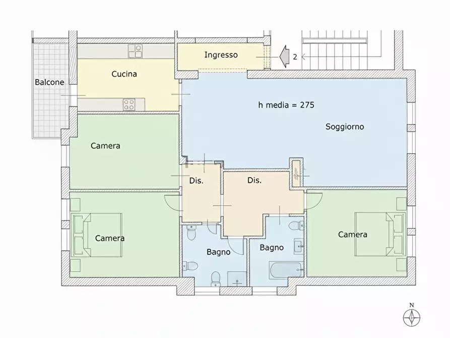 Immagine 17 di Quadrilocale in vendita  in Via Ronchi San Francesco da Paola 25 a Brescia
