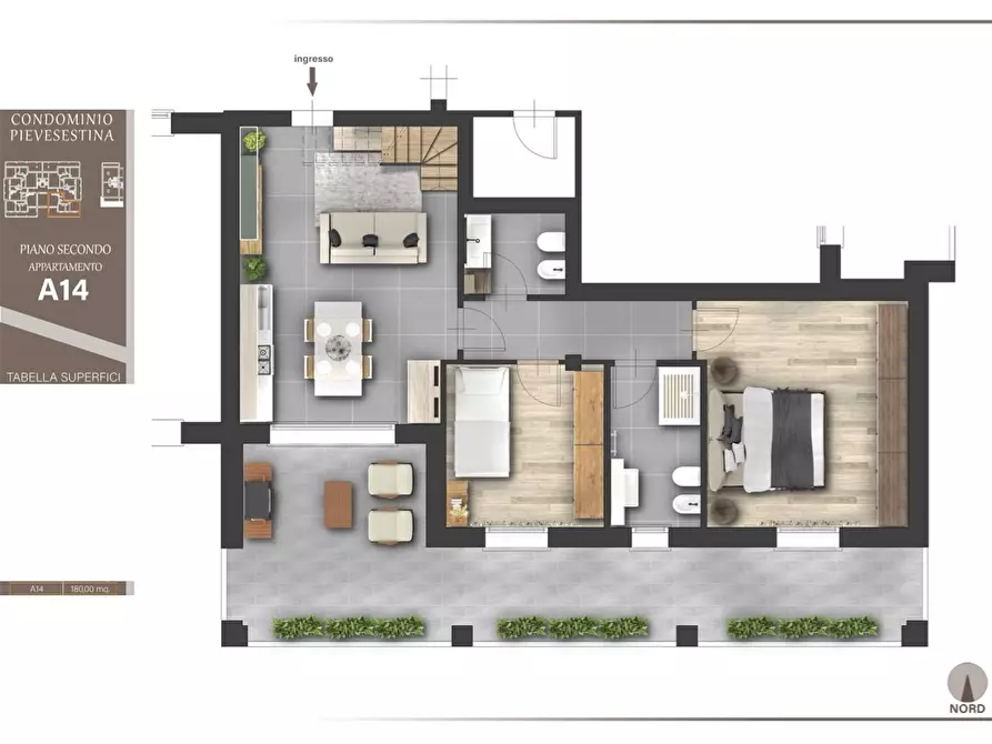 Immagine 30 di Appartamento in vendita  in via diegaro-pievesestina a Cesena