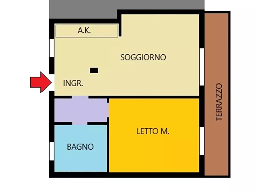 Immagine 1 di Appartamento in affitto  in Corso del Popolo 392 a Rovigo