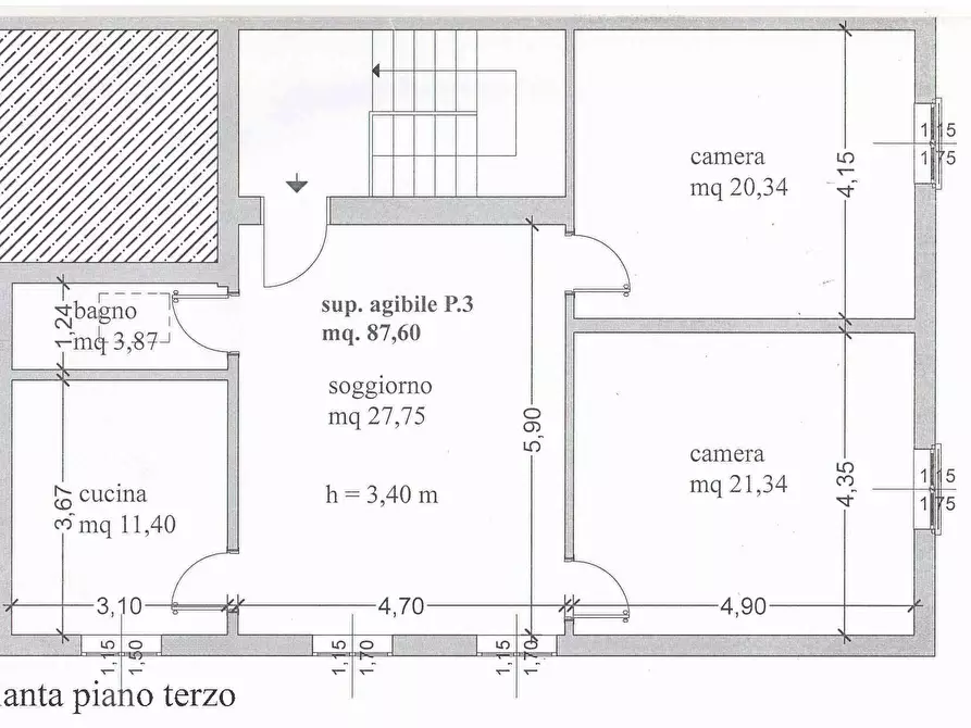 Immagine 24 di Quadrilocale in vendita  a Sarzana