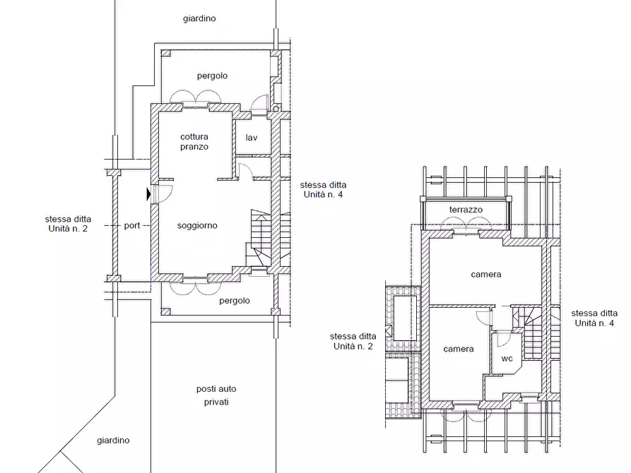 Immagine 5 di Casa bifamiliare in vendita  in Via Europa 13 a Ortonovo
