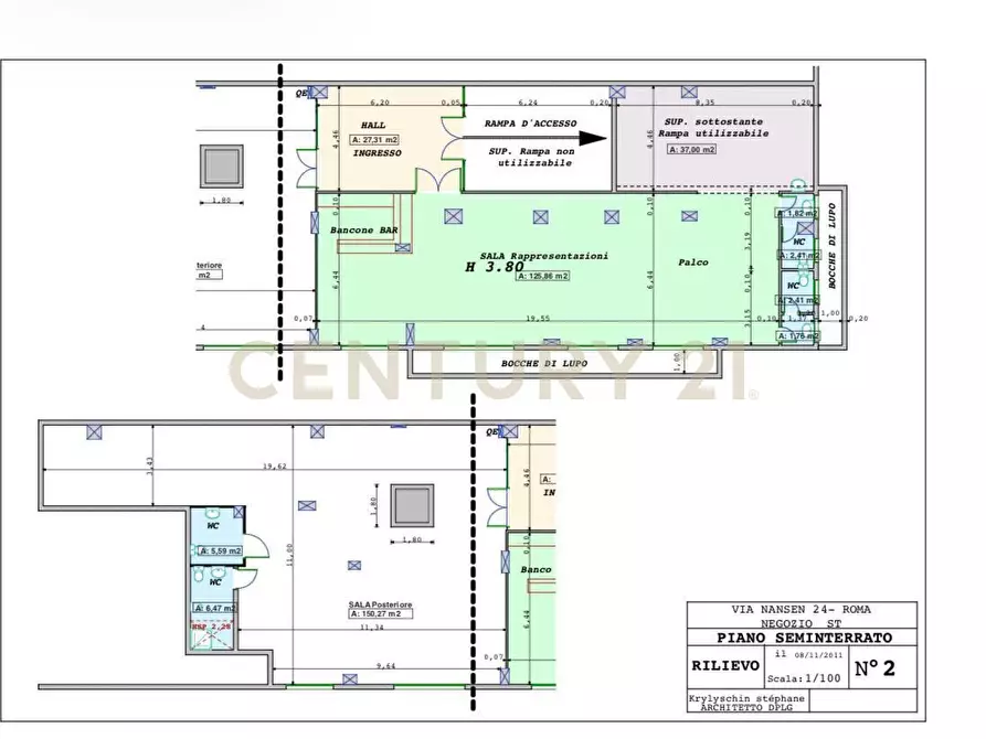 Immagine 25 di Locale commerciale in vendita  in Via Federico Nansen 24 a Roma