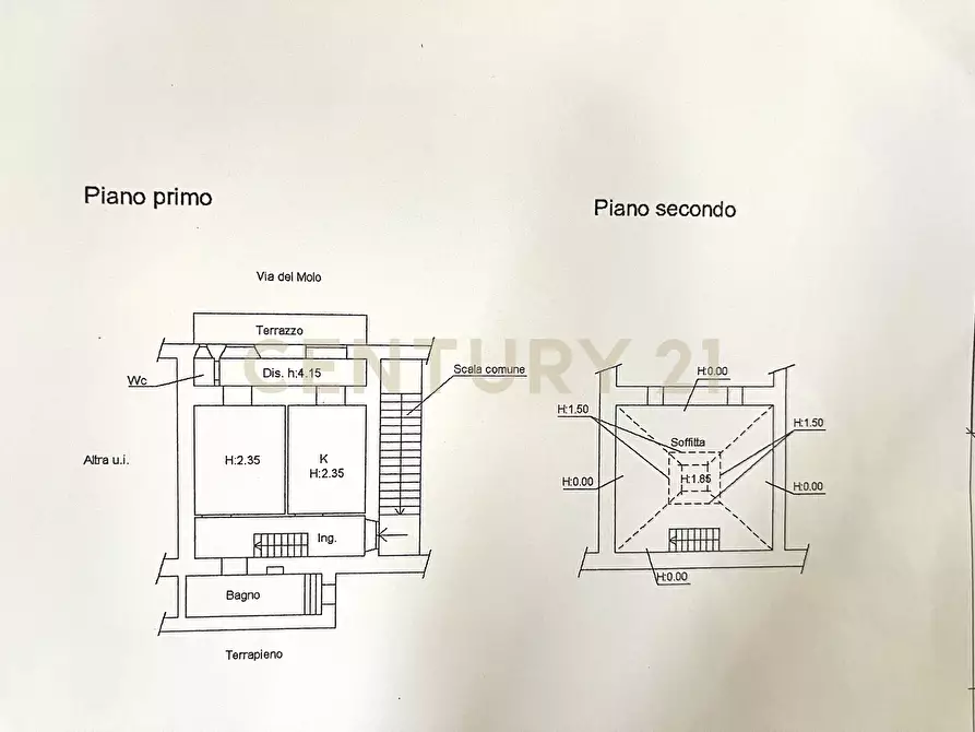 Immagine 36 di Trilocale in vendita  in Via del Molo 4 a Monte Argentario