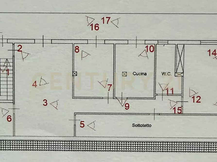 Immagine 58 di Attico in vendita  in Via Maugeri 76 a Valverde